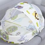 Baby Mattress Mosquito Net Bed - Cute Animals